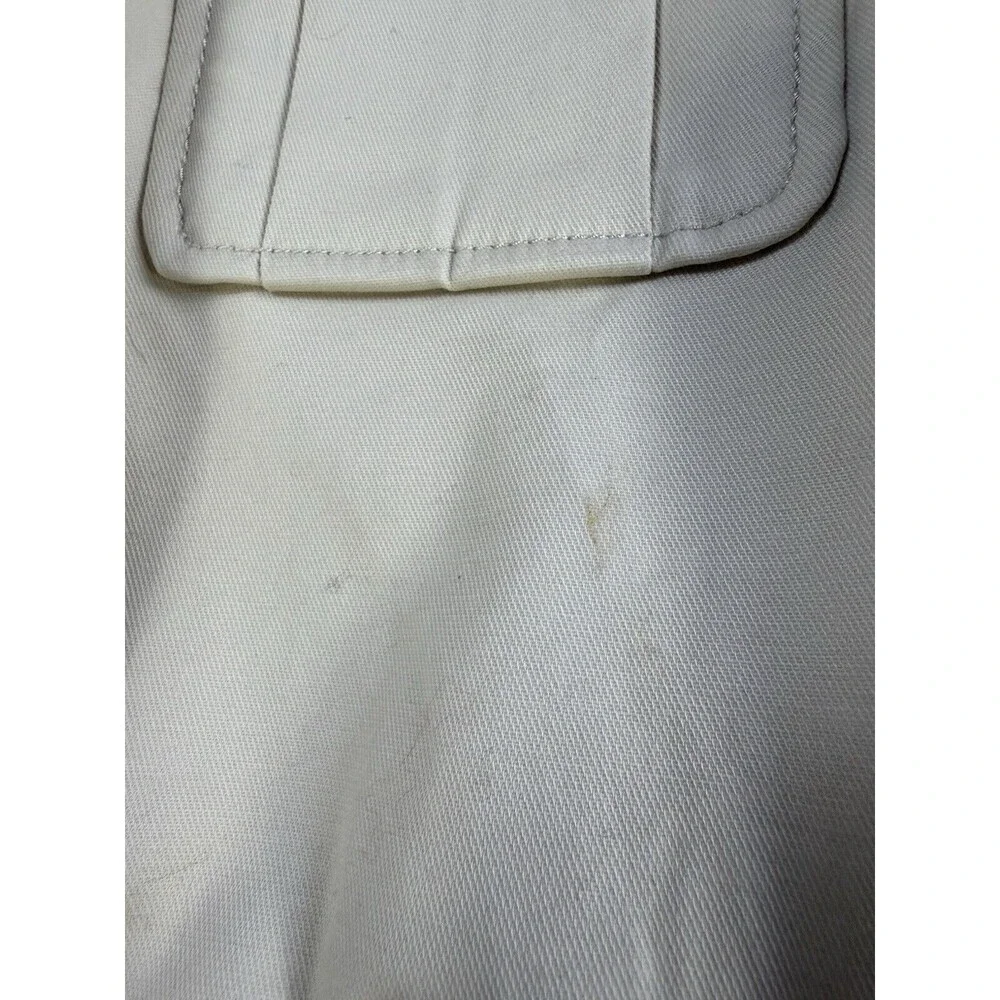 Harbison Banana Republic Utility Jacket Safari Belted | Cream |‎ Womens Size XS